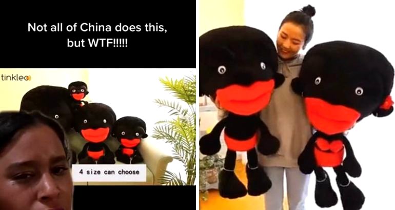 Video of Black racist caricature doll sold on Chinese retail site goes viral