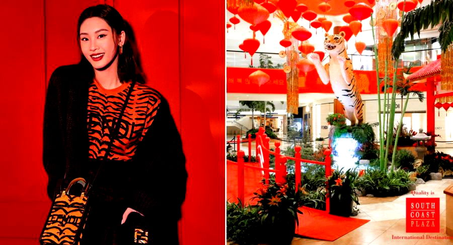 South Coast Plaza Unveils Epic Year of the Tiger Display and Lunar New Year Celebrations