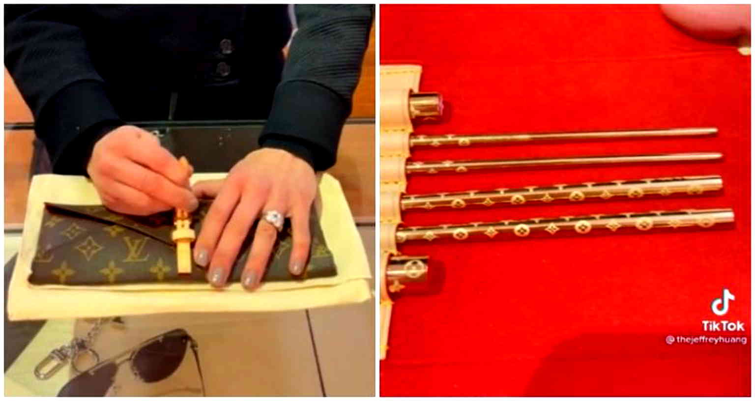 ‘These retail for only $1,640’: TikTok video of Louis Vuitton chopsticks goes viral