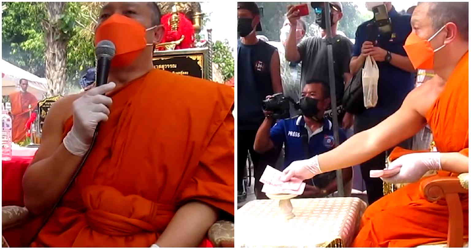 Thai Buddhist monk to charitably donate $500,000-plus fortune he won from a lottery