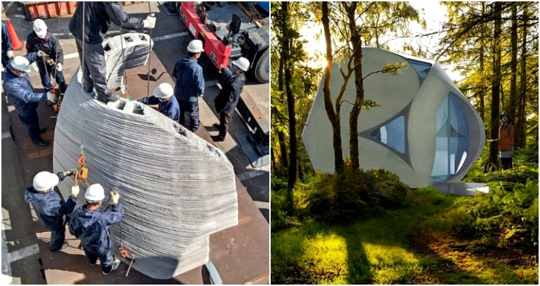 Japanese company 3D-prints spherical house in under 24 hours