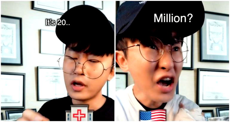 TikToker highlights staggering difference in healthcare costs between South Korea and US in viral video