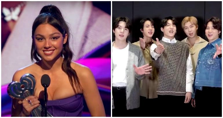 BTS, Olivia Rodrigo, Bella Poarch among winners at the 2022 iHeartRadio Music Awards