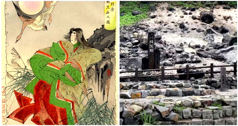 Ancient Japanese ‘killing stone’ said to contain an evil nine-tailed fox spirit has split open