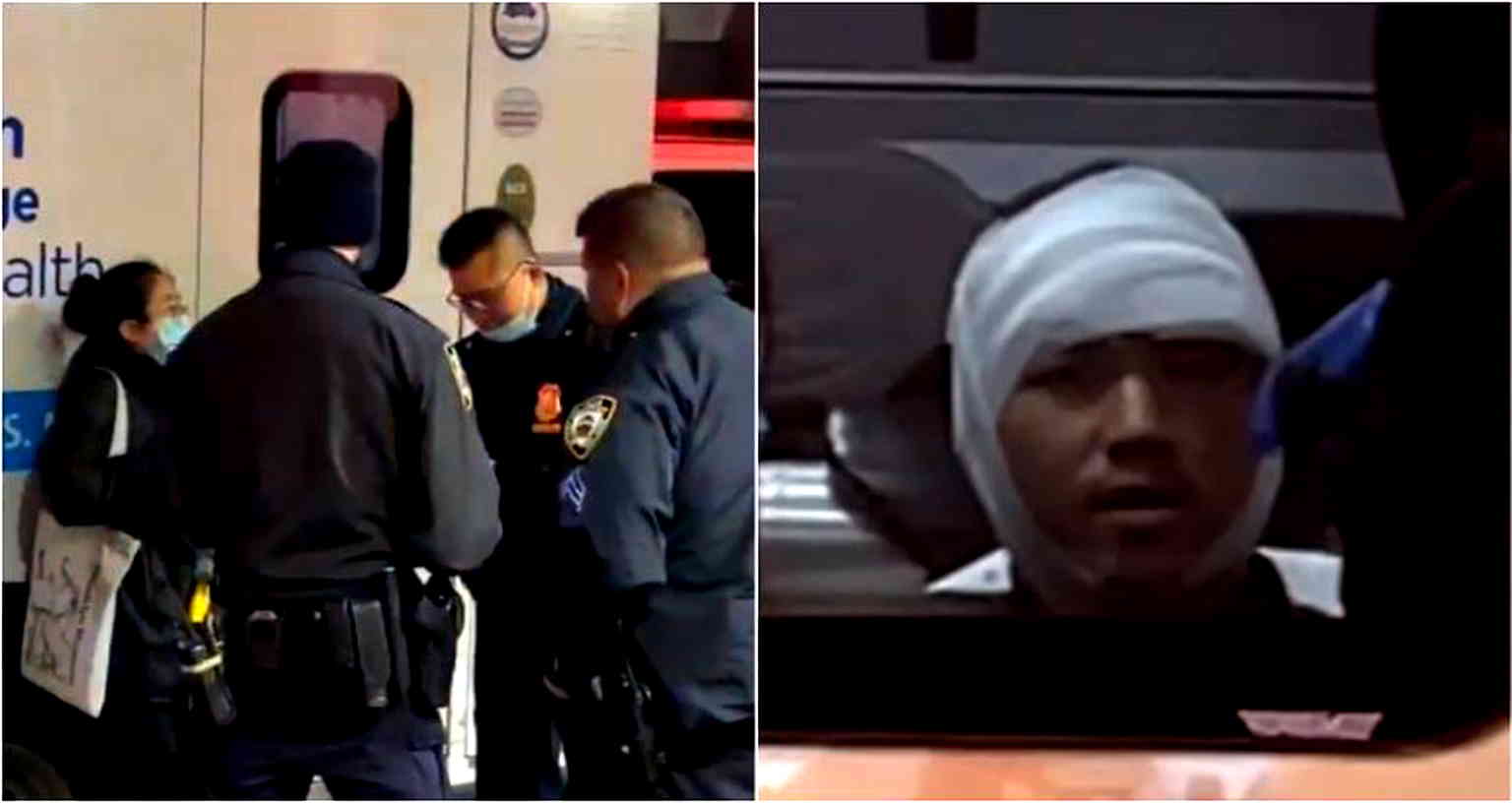 NYPD looking for man who hit Asian subway rider with hammer after they bumped into each other