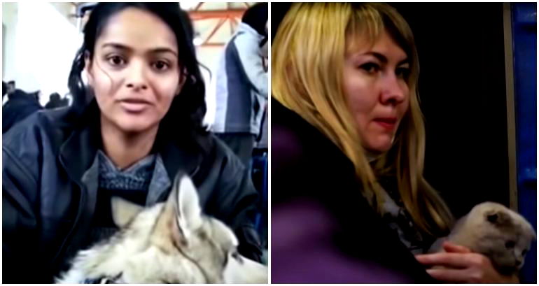 Indian medical student refused to flee war-torn Ukraine without her Siberian husky puppy