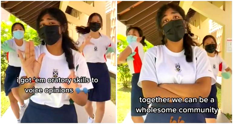 Singapore student lands the internet’s endorsement for her student council election with TikTok rap video