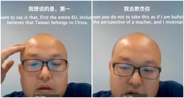 Chinese professor who pressured Taiwanese student to change his country of origin faces investigation