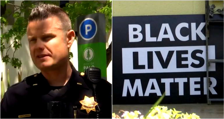 BLM sign vandalized to read ‘Asian’ instead of ‘Black’ being investigated as hate crime by Palo Alto PD