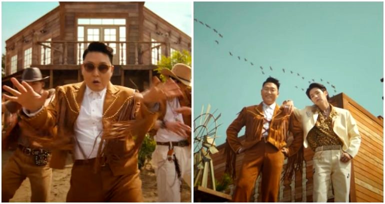 Psy releases Western-themed music video featuring BTS’ Suga for ‘That That’