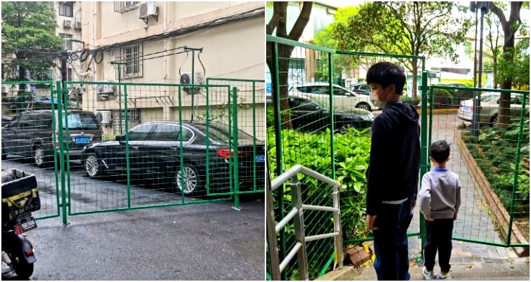 Panic buying triggered as Shanghai residents are fenced behind metal barriers for ‘hard quarantine’