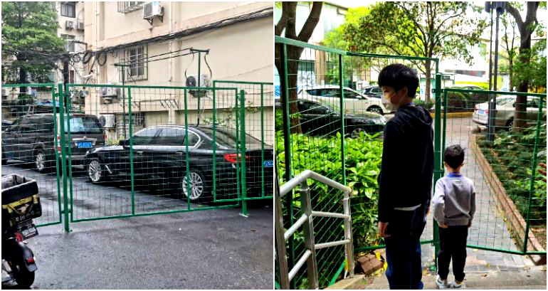 Panic buying triggered as Shanghai residents are fenced behind metal barriers for ‘hard quarantine’