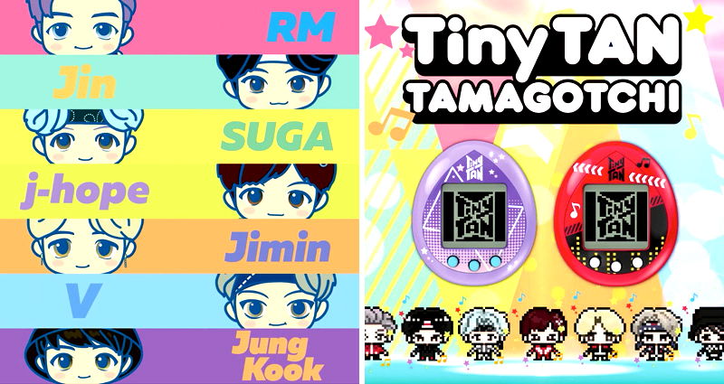 Carry your favorite BTS members everywhere you go with new TinyTan Tamagotchi