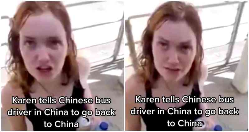 Woman filmed telling a Chinese bus driver to ‘go back to China’ — while they are in China