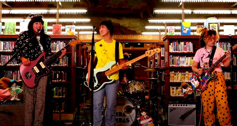 Punk rock girl group The Linda Lindas return to the LA Public Library for Tiny Desk (Home) Concert