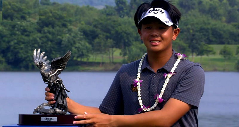 Thai amateur golfer, 15, is $750,000 richer after becoming youngest to ever win major tour