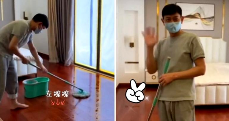Hong Kong star Andy Lau goes viral for doing housework