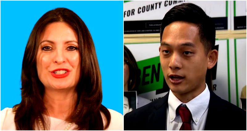 Texas county commissioner candidate apologizes for doctored image of Asian American opponent’s face