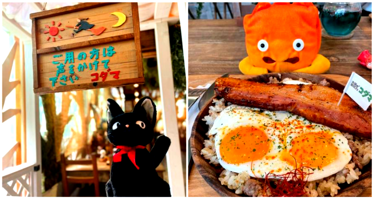 Unofficial Ghibli cafe in Nagoya serves ‘Princess Mononoke’ jerky, Calcifer’s bacon and egg breakfast