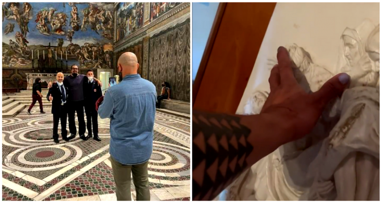 Jason Momoa apologizes for taking photos in Sistine Chapel after online backlash