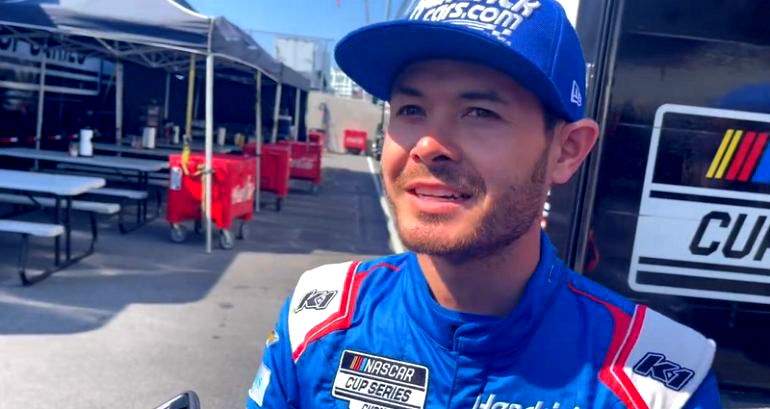 Asian American NASCAR driver Kyle Larson responds to Denny Hamlin’s Asian stereotype meme