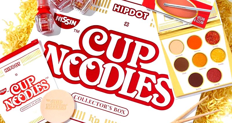 LA beauty brand collaborates with Nissin to create Cup Noodles makeup collection