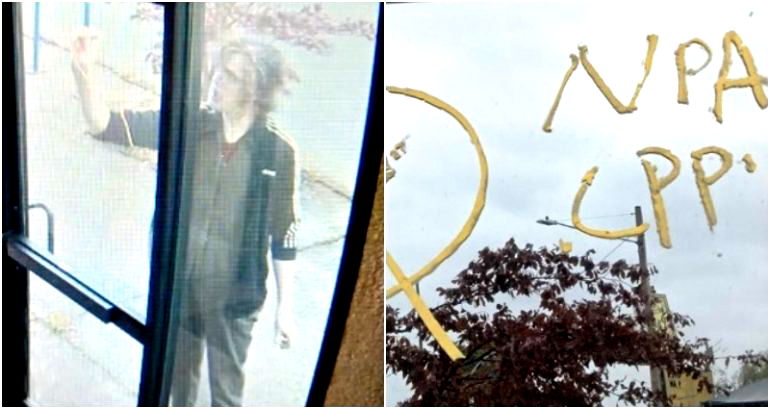 Suspect wanted for vandalizing Portland Asian community center with graffiti linked to terrorists