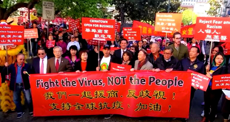 ‘Fight the Virus, NOT the People’ banner from SF Chinatown march to be donated to Smithsonian