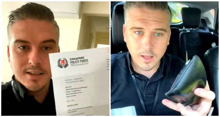 British man praises Singapore on TikTok after his missing wallet — minus only $40 — is returned to police