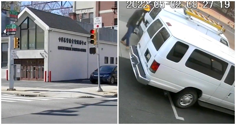 Philadelphia police searching for suspects who stole Chinatown church van