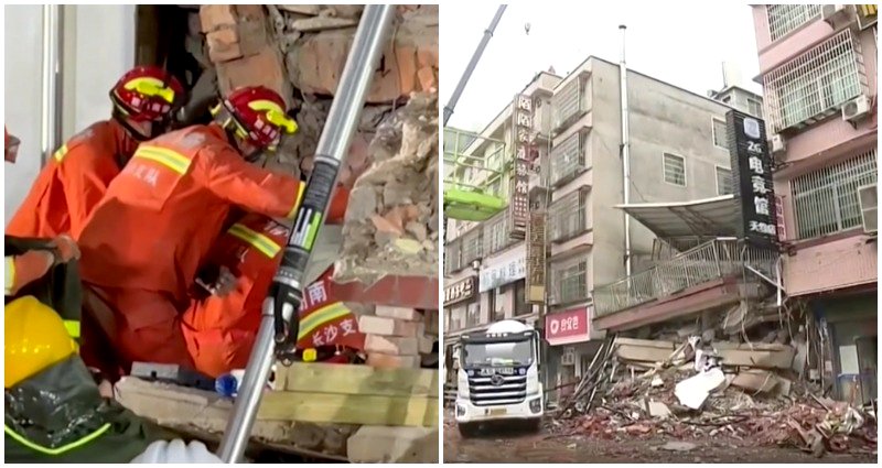 Woman lauded as ‘life’s miracle’ after surviving 6 days under rubble of building collapse in China