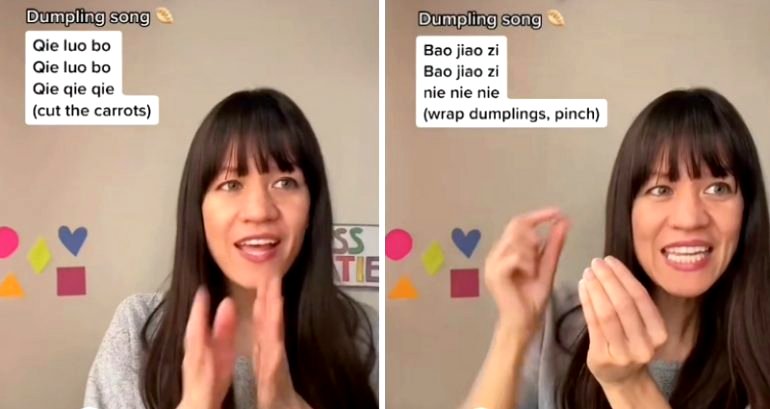 Music teacher shares adorable ‘dumpling song’ she grew up singing in Taiwan in viral TikTok video