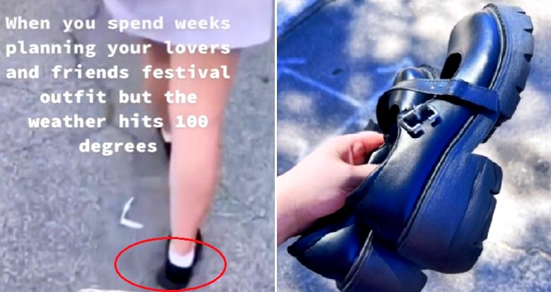 Woman’s TikTok video about her $31 Shein shoes deflating in the Las Vegas heat goes viral