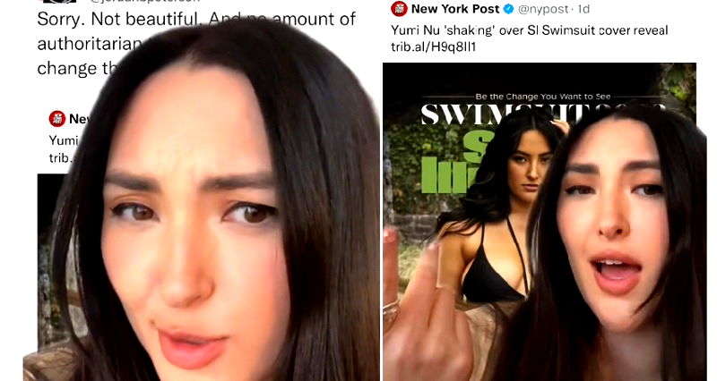 SI Swimsuit cover model Yumi Nu responds to Jordan Peterson’s controversial Twitter dig