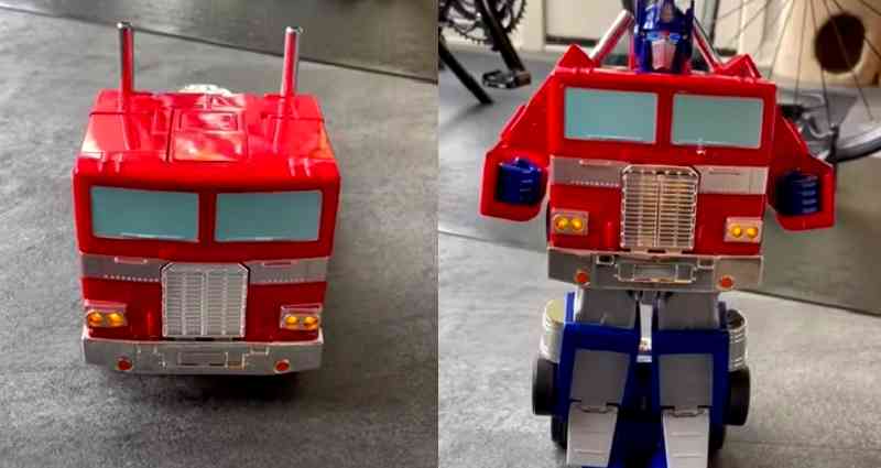 New $70 Optimus Prime toy can self-transform between car and robot via remote control