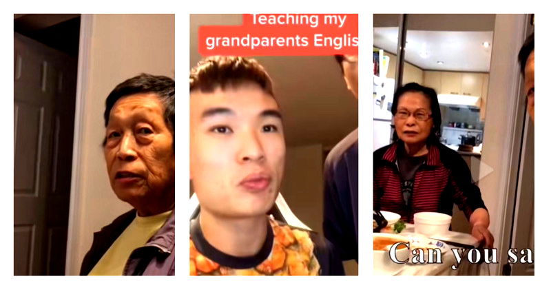 TikToker shares heartwarming video of his late grandfather learning how to say a Cardi B song title
