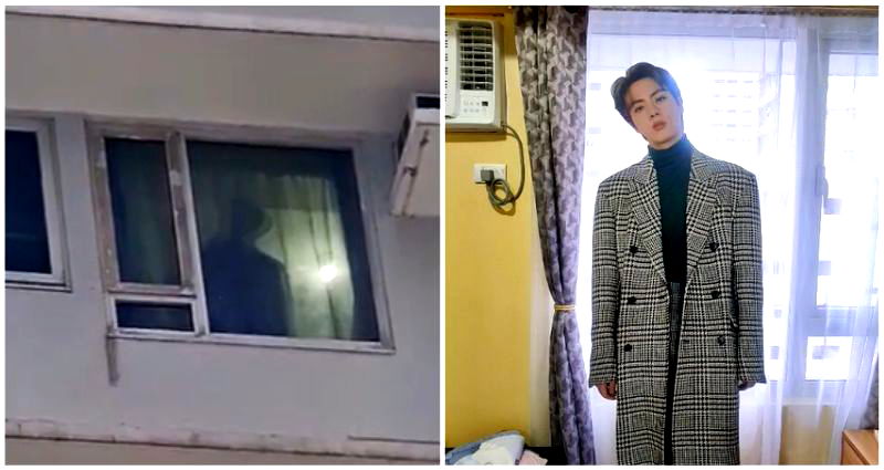 TikToker reveals shadowy intruder reported by her spooked neighbors is cardboard cutout of BTS’ Jin