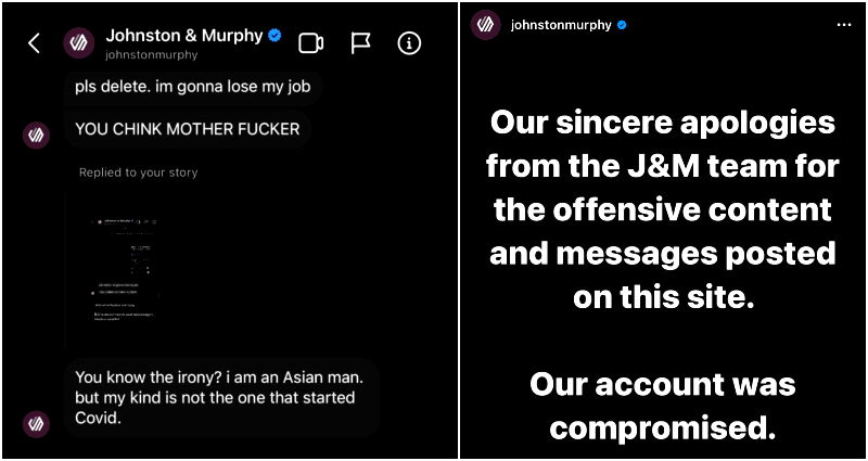 Man accused of ‘hacking’ Johnston & Murphy’s Instagram has no ties to the company, senior exec confirms