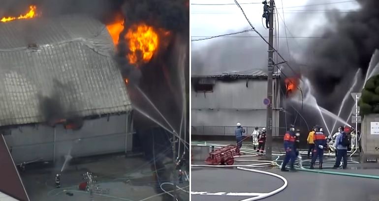 ‘I was stressed at work, so I set the store on fire’: Burned-out Japanese part-time worker arrested for arson