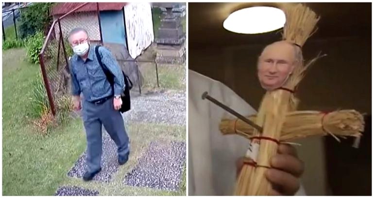 Charges dropped against man who nailed Putin doll to sacred tree in Japan as part of death curse