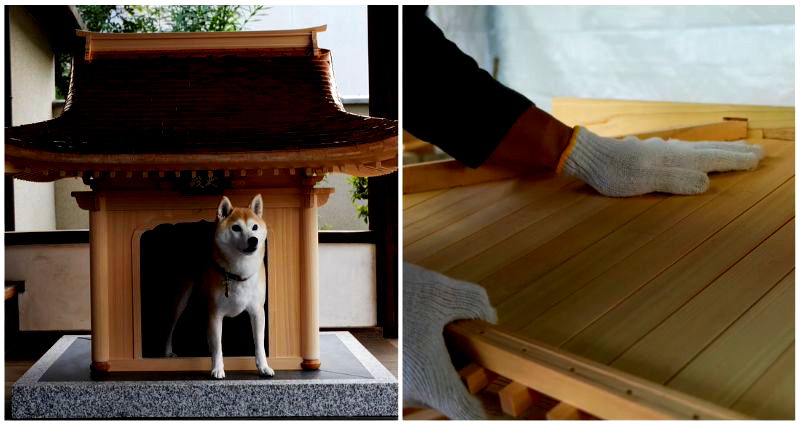 This traditional Japanese architecture-inspired doghouse is breathtaking — it also costs $150,000