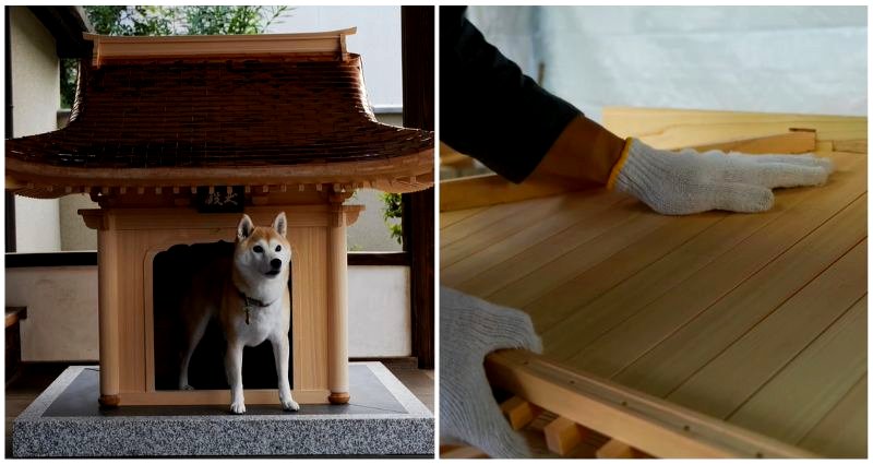 This traditional Japanese architecture-inspired doghouse is breathtaking — it also costs $150,000