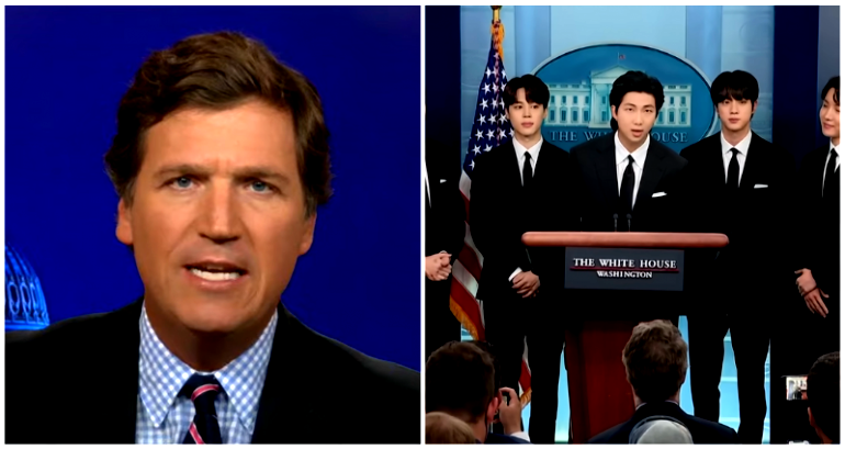 ‘Welp, he’s dead’: Tucker Carlson stokes BTS Army’s fury by ridiculing group’s White House invite