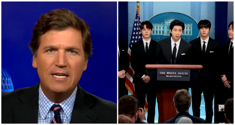 ‘Welp, he’s dead’: Tucker Carlson stokes BTS Army’s fury by ridiculing group’s White House invite