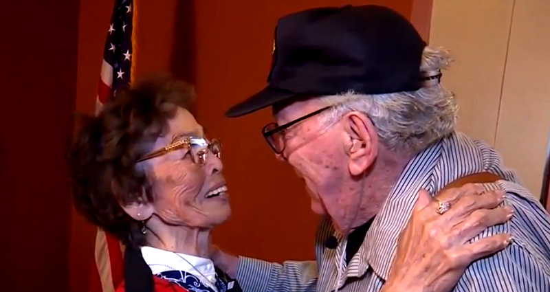 Korean war veteran reunites with long-lost love 70 years after meeting in Japan