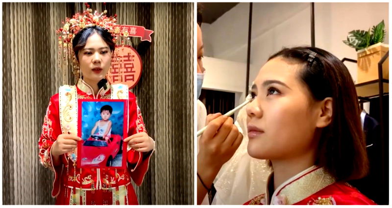 Chinese child-trafficking victim posts video in wedding dress to find birth parents before ceremony