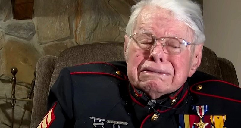 Tearful WWII vet says on his 100th birthday that current state of America is ‘not what they died for’