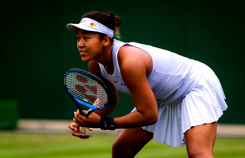 Photo shows 8-year-old Naomi Osaka watching 22-year-old Rafael Nadal at 2006 US Open