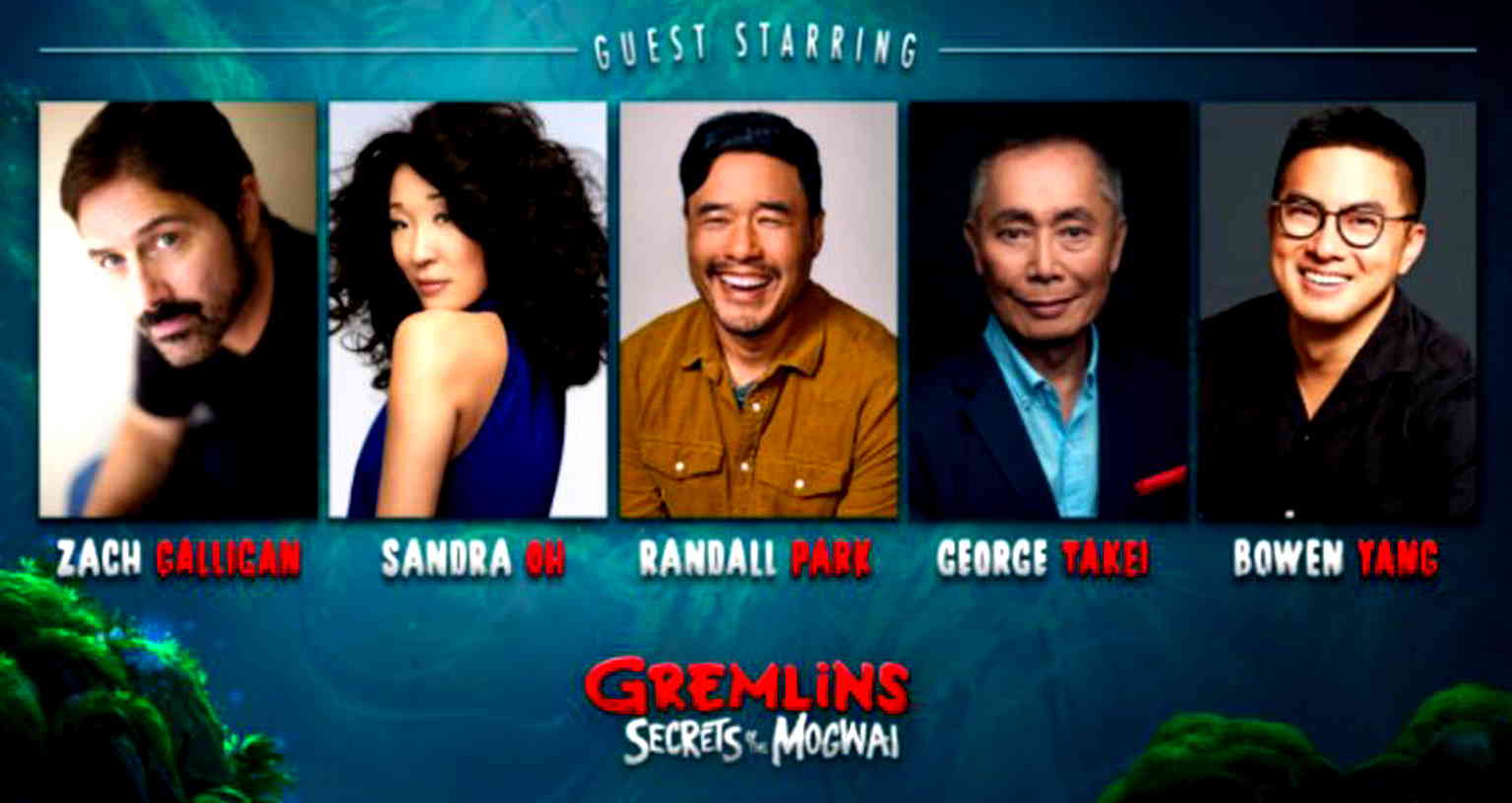 Sandra Oh, Randall Park, George Takei and Bowen Yang added to Asian American star lineup of ‘Gremlins’ prequel series