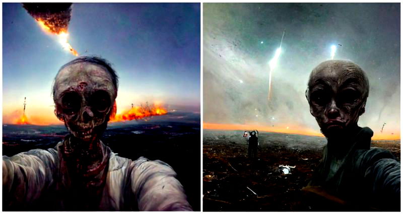 AI’s prediction of what last selfies on Earth would look like are total nightmare fuel